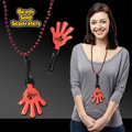 Red & Black Hand Clapper w/ Attached J Hook